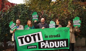 Marş pentru păduri la Cluj: "În câțiva ani vom avea o Românie fără păduri, fără aer curat"