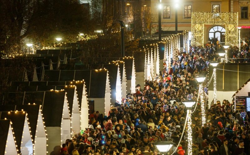 Târgul de Crăciun Cluj. Concert Horia Brenciu și Subcarpați la Marea Deschidere