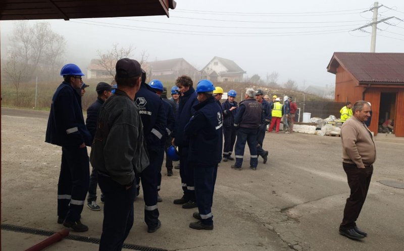 Protestul continuă la Salina Ocna Dej. Peste 70 de mineri, blocați în subteran