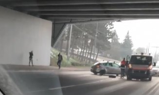 Ambulanță implicată într-un accident pe Calea Florești