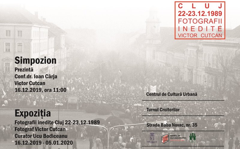 Revoluția la Cluj. Expoziție foto cu cadre inedite