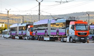 Cele 50 de troleibuze noi din Polonia au ajuns la Cluj. Vor circula din 2020 și pe NOI TRASEE