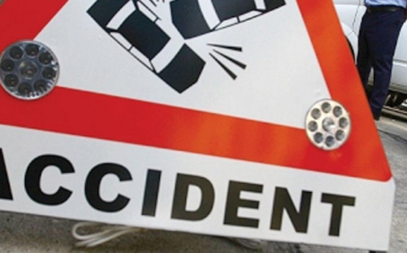 VIDEO: Accident în centrul Clujului. Implicate, un taxi și o motocicletă