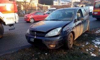 Accident cu patru răniți pe Frunzișului