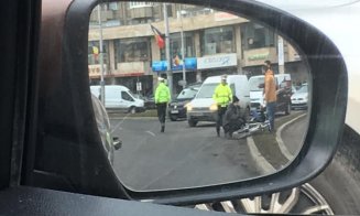 Biciclistul lovit de mașină a trimis un mesaj de la Urgență