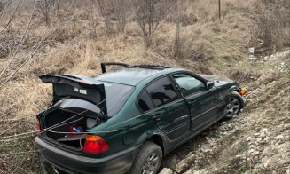 Momentul în care a fost prins interlopul cu BMW, după care polițiştii din Cluj au tras cu pistolul, surprins LIVE