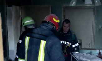 Incendiu în Gheorgheni, la etajul 8! A adormit cu ţigara în mână