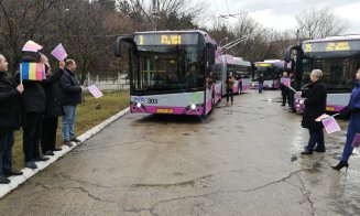 25 de troleibuze noi au intrat în circulație. Astăzi, 50% din transportul în comun din Cluj este nepoluant