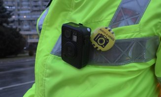 Polițiștii clujeni au fost dotați cu body cam-uri