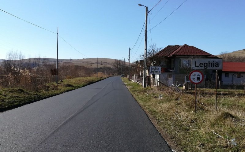 Lucrări de asfaltare pe două noi sectoare ale drumului județean 108C Gârbău – Aghireșu – Leghia