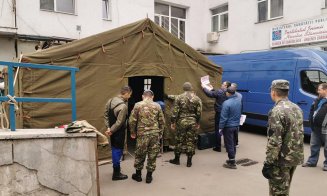 Corturi medicale de triaj şi ajutor medical, oferite de Armată la Cluj şi în alte zone din ţară