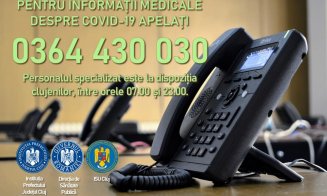 Premieră în România: Linie telefonică COVID-19 pentru Cluj