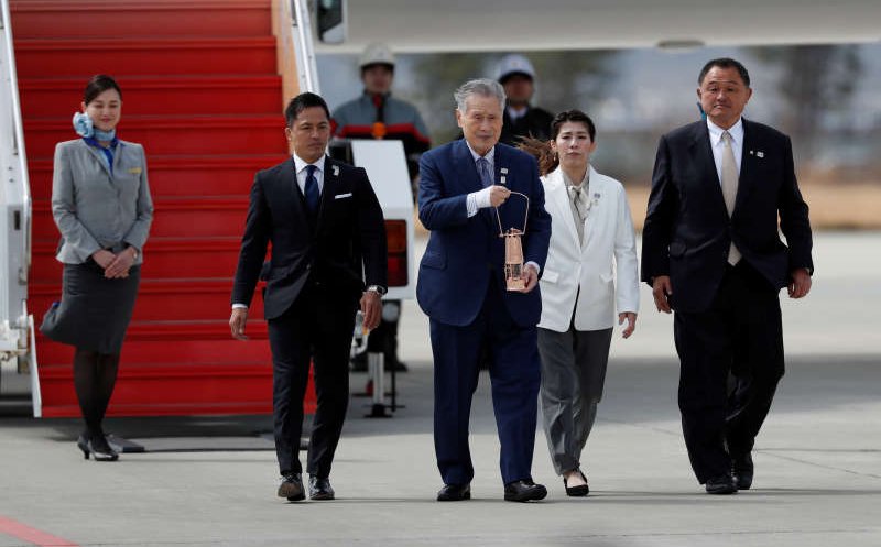 Flacăra olimpică din Grecia a aterizat în Japonia