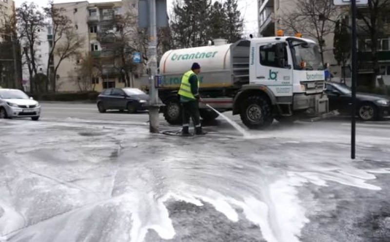 Cum se dezinfectează spațiile publice la Cluj-Napoca