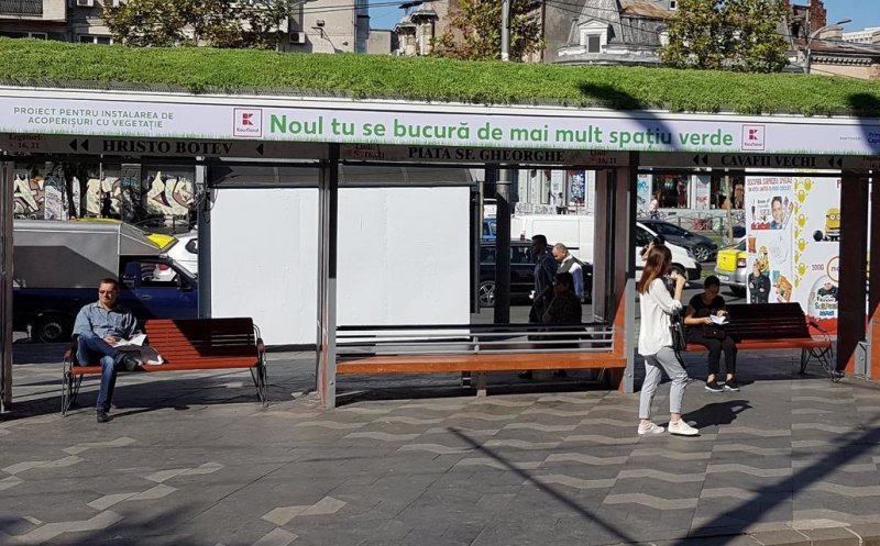 Încă o strigare pentru staţiile de autobuz cu acoperiş verde