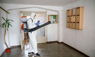Prima zi de dezinfecţie a blocurilor din Cluj. Lista pentru miercuri