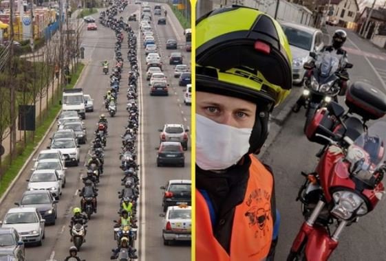 Voluntari pe două roți. Peste 100 de motocicliști clujeni vor să ajute distribuind gratuit medicamente sau pachete mici