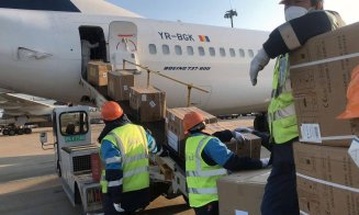 Vine la Cluj primul avion cu echipamente medicale din China