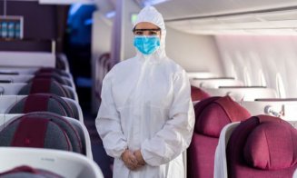 Prima linie aeriană care îmbracă echipajul în echipament de protecţie ca la spital