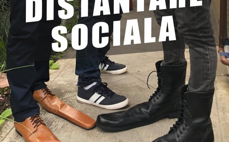 INEDIT Un producător de încălțăminte din Cluj a lansat pantofii de distanțare socială