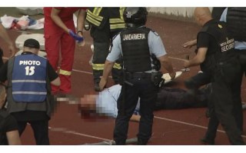Suporterul care a lovit un jandarm cu scaunul în cap, pe Cluj Arena, condamnat la închisoare