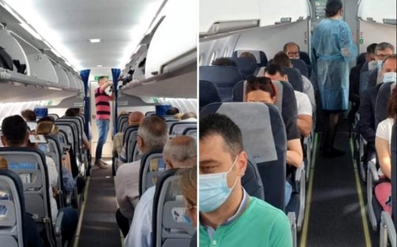 Oamenii au început să zboare pe destinațiile interne. Imagini din avionul Timișoara – Cluj – București