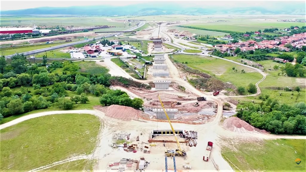 Podurile de pe Autostrada Sebeș – Turda, făcute cu oțel de Galați