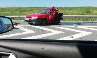 Accident grav pe A3. S-a solicitat elicopterul SMURD