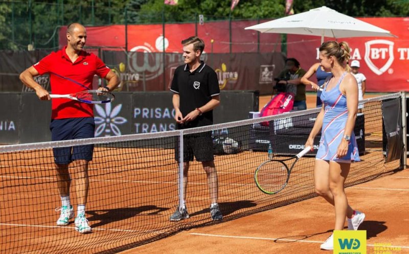 Halep s-a întors pe teren. Primul meci post-pandemie l-a jucat la Cluj, alături de alte nume remarcabile ale tenisului