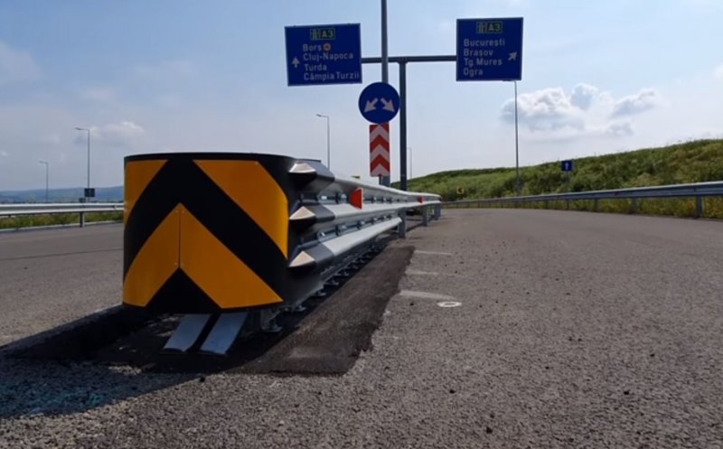Noi imagini de pe A3. Ultimele asfaltări și lucrări la finisaje pe Iernut - Chețani, promis în vara aceasta