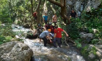 Salvamontiștii clujeni, acțiune de salvare în Cheile Tureni. O persoană a căzut de la înălțime