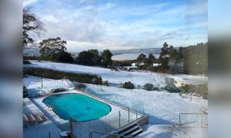 A nins în Tasmania după aproape 50 de ani fără zăpadă: "Nu am văzut niciodată zăpadă"