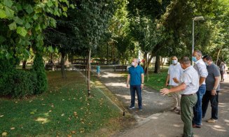 S-a dat drumul la sistemul de irigații din Parcul Central. Investiție de peste un milion de lei
