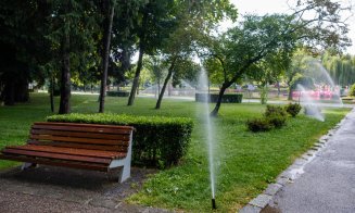 S-a dat drumul la sistemul de irigații din Parcul Central. Investiție de peste un milion de lei