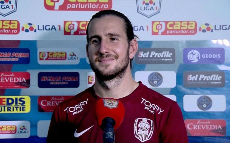 Atacantul CFR Cluj, Alexandru Păun, despre coșmarul COVID-19