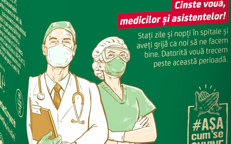 Eforturile românilor din linia întâi, recunoscute pe cutiile de lapte