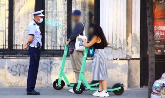 Razie-fulger pe străzile din Cluj. Zeci de amenzi pentru bicicliști și trotinetiști