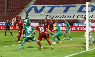 CFR Cluj câștigă cu Hermannstadt, după un meci în care sibienii nu au șutat pe poartă