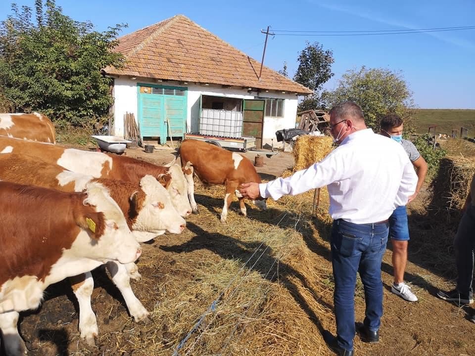 Ministrul agriculturii a descins la Triteni