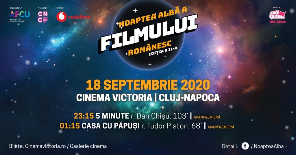 Noaptea Albă a Filmului Românesc, la cinema Victoria
