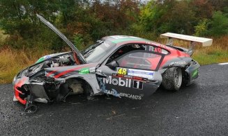 Accident urât la Transilvania Rally. Proba specială de la Florești a fost anulată