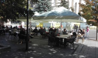 Alegerile au umplut terasele Clujului