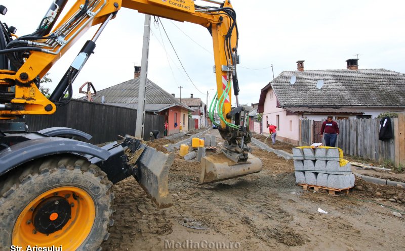 Turda, în șantier. Se lucrează pe 14 străzi deodată