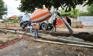 Turda, în șantier. Se lucrează pe 14 străzi deodată