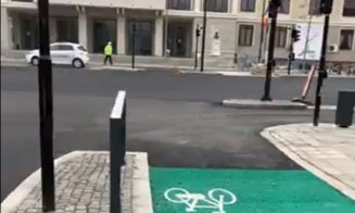 Trecere de pietoni nouă în Piața Blaga