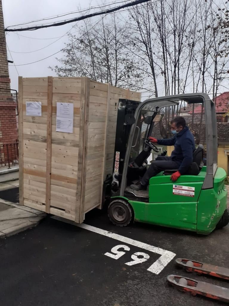Instalație de sterilizare cu abur, donată Spitalului de Urgență din Cluj