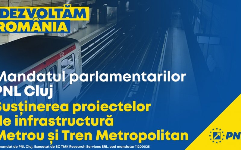 Moment istoric! Guvernul Orban a lansat proiectul de realizare a magistralei de metrou la Cluj!