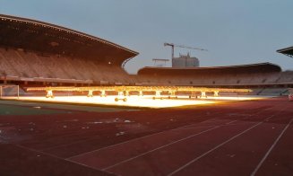 Gazonul de pe Cluj Arena, pregătit pentru finalul de an aglomerat al Universității Cluj