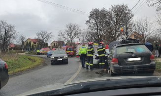 Nebunie pe șoselele din Cluj. Patru accidente duminică dimineața