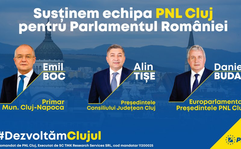 Mesajul liderilor PNL Cluj, Emil Boc, Alin Tișe și Daniel Buda pentru clujeni: “Proiectele majore ale județului nu le putem duce la bun sfârșit singuri. Avem nevoie de sprijin din partea viitorilor deputați și senatori”